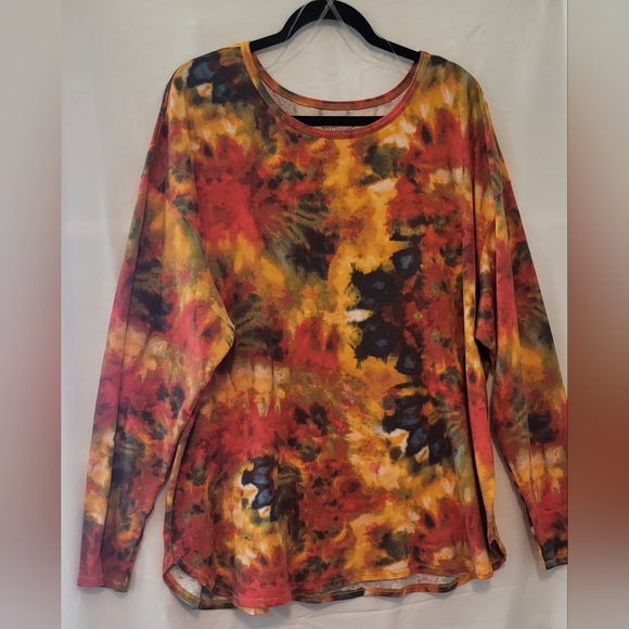 Womans Size 2X Plus Size Westbound Blouse Long Sleeve Preowned - Picture 5 of 11